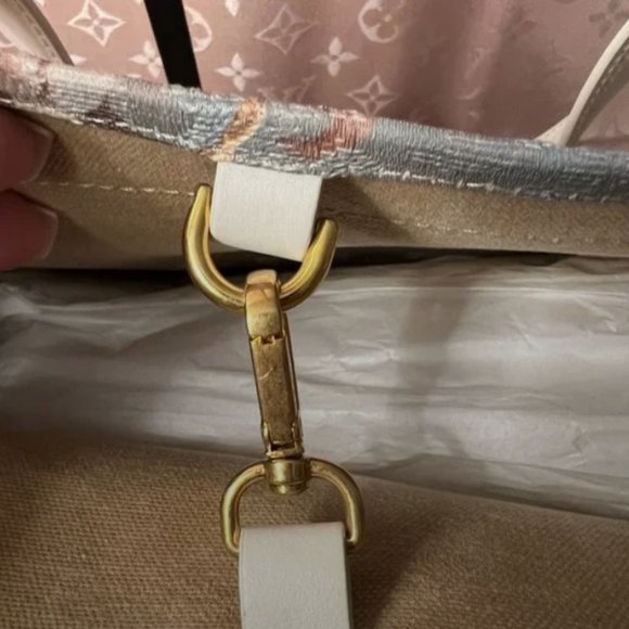 Balmain Small B-Army Sky Print Canvas Shopper - Picture 7 of 7